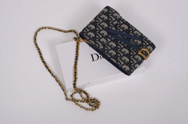 Дамски портфейл Christian Dior от естествена кожа