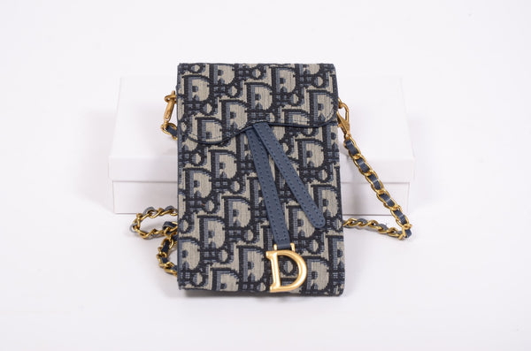 Дамски портфейл Christian Dior от естествена кожа