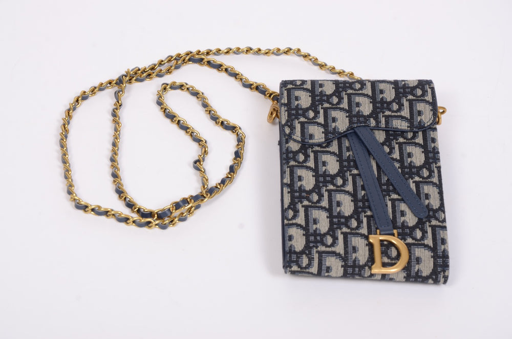 Дамски портфейл Christian Dior от естествена кожа