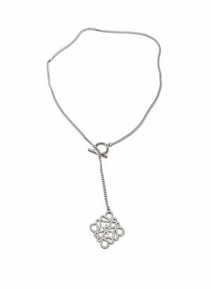 Дамско сребристо колие LO