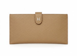 Дамски портфейл Hermes – кафяв естествена кожа