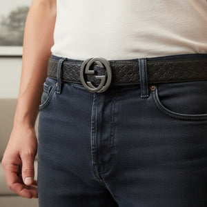 Унисекс колан G от естествена кожа