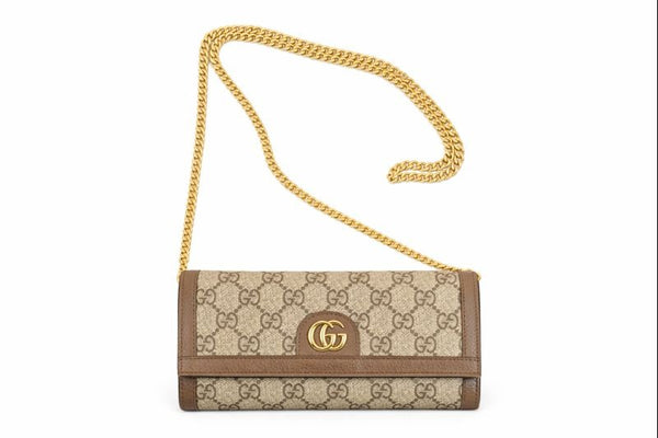 Дамско портмоне GU с верижка