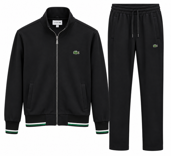 Мъжки спортен комплект Lacoste – черен