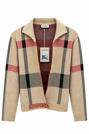 Дамска плетена жилетка Burberry – Icon Check