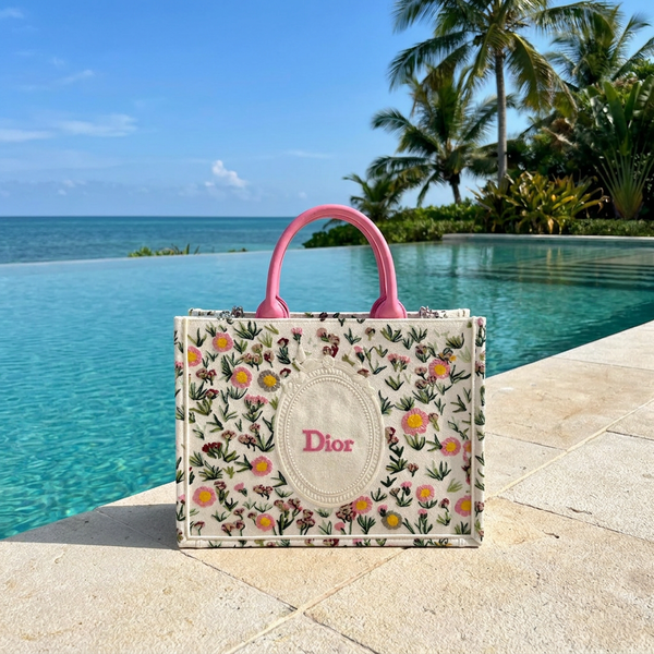 Christian Dior  – Луксозна дамска плажна чанта